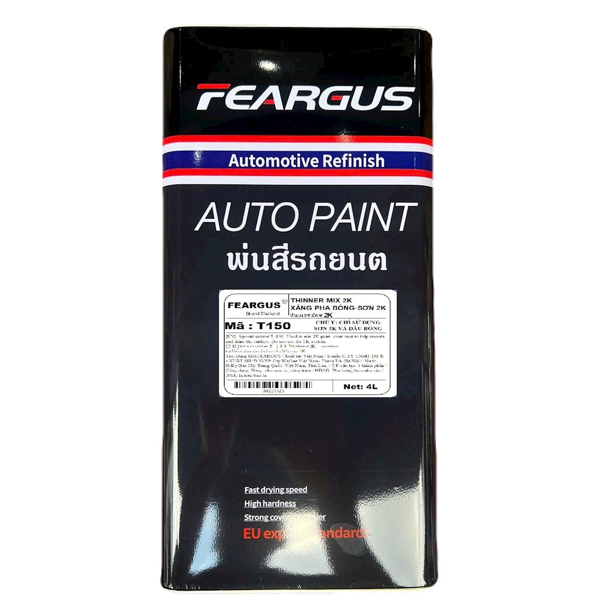 T150 THINER FOR CLEAR & 2K PAINT